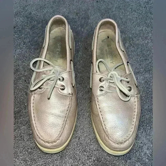 sperry rose gold loafers womens size 7 - Picture 2 of 7